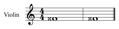 Sharp-sharp accidental rendered incorrectly as a double sharp symbol (before)