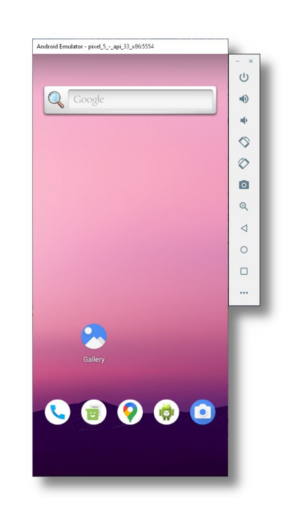 Android-Entwicklung mit einem Emulator