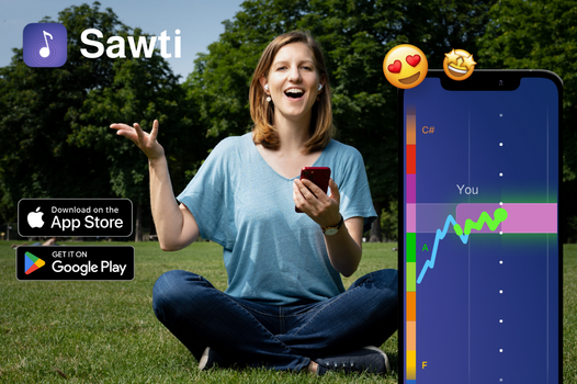 Sawti App auf einem iPhone